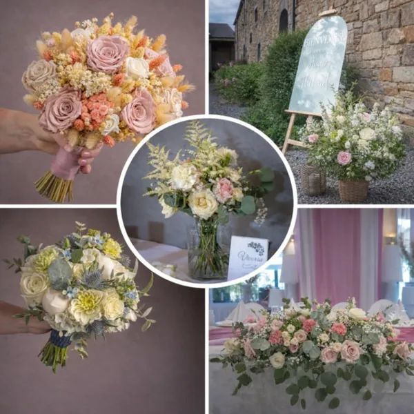 Décoration florale de mariage élégante