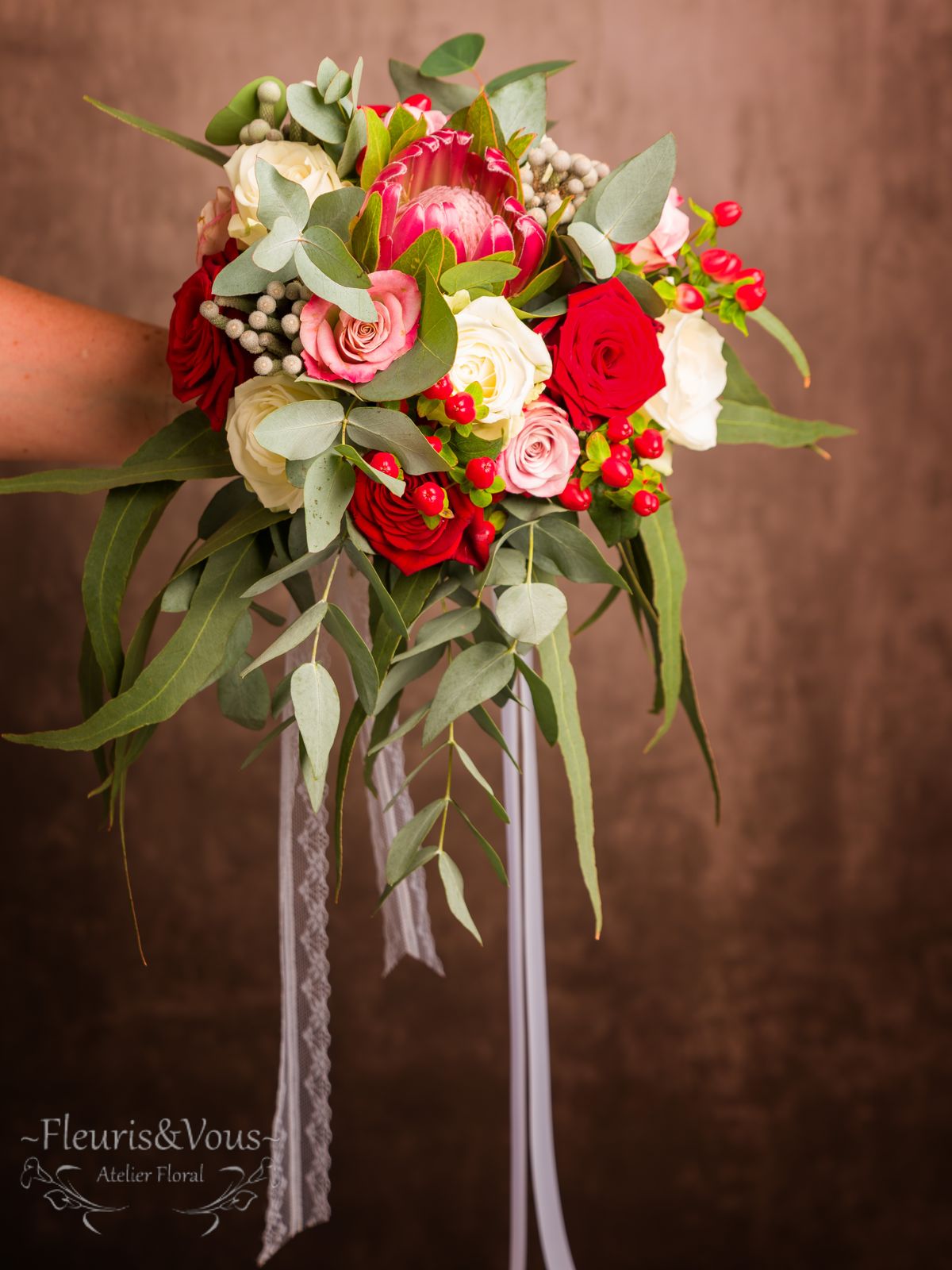 Bouquet de Julie et son mari